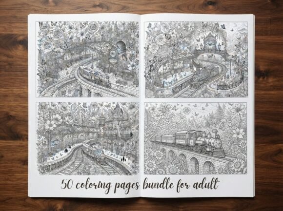 50 Enchanted Fantasy Train Village
