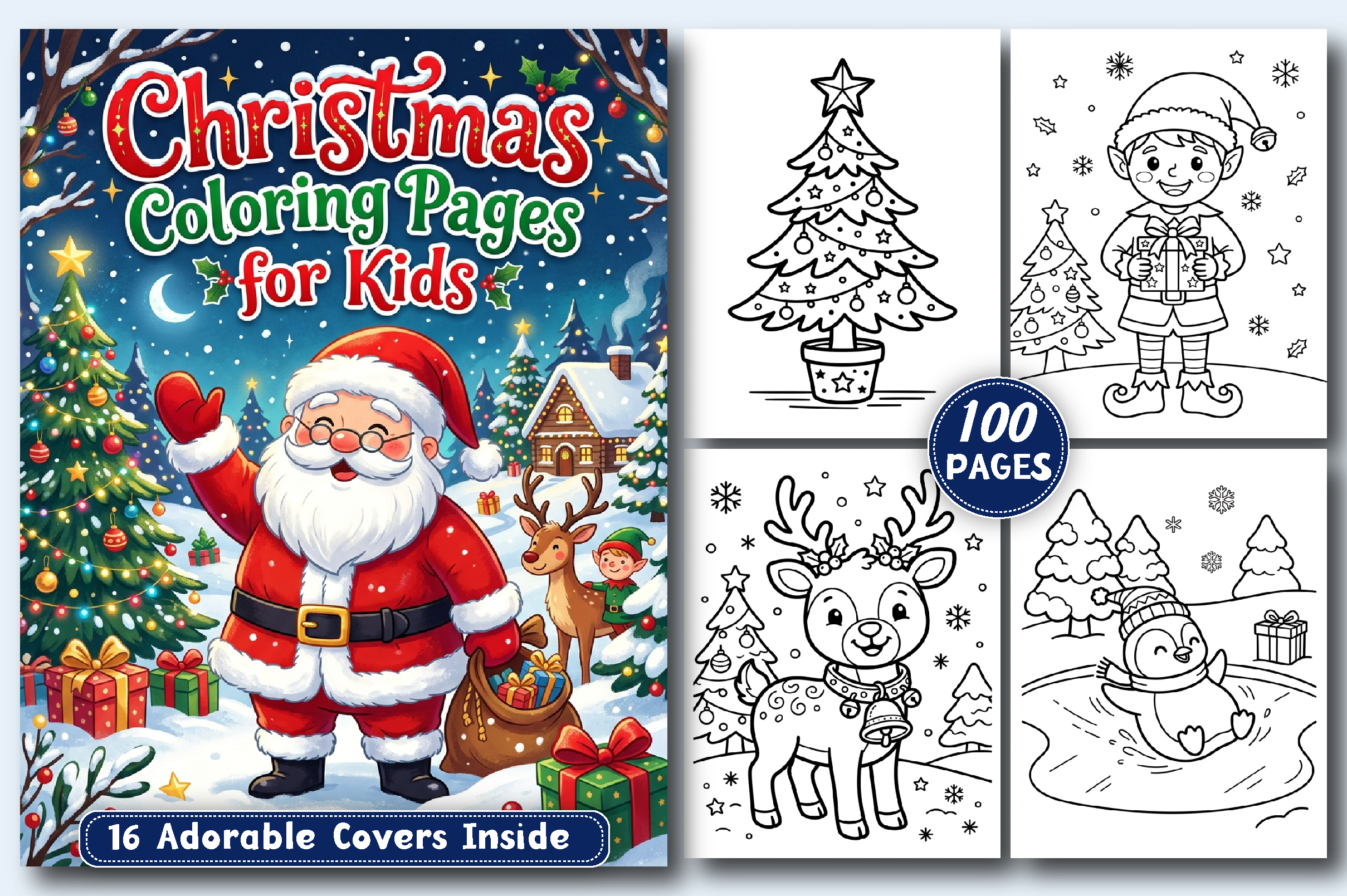 Christmas Coloring Pages for Kids