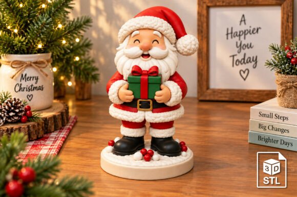 Christmas Ornament Set STL - 3 Ribbed Bell 3D Print Files for Holiday Decor - Image 19