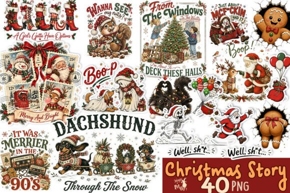 Christmas Story PNG Bundle