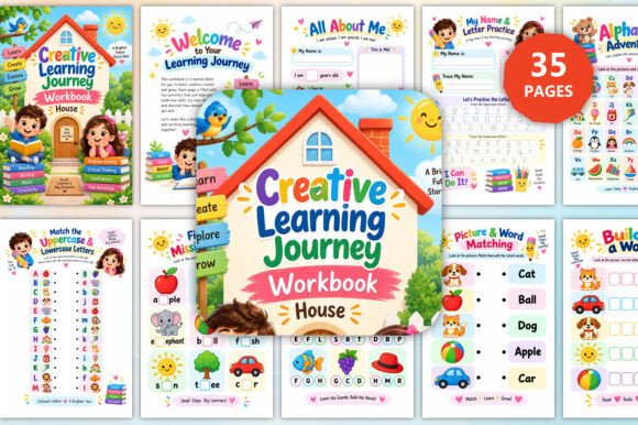 Creative Learning Journey Workbook House