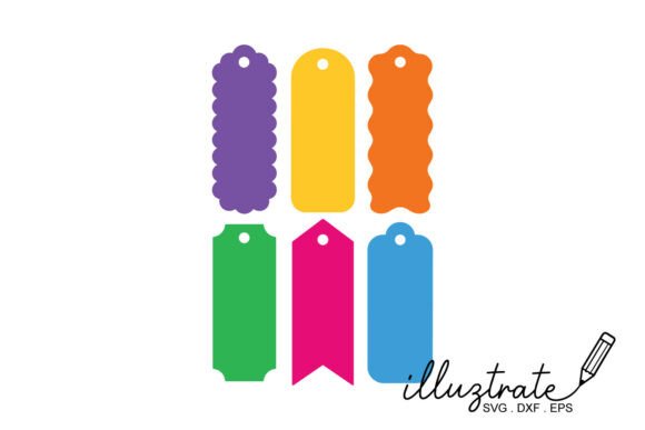 Gift Tag Shapes SVG