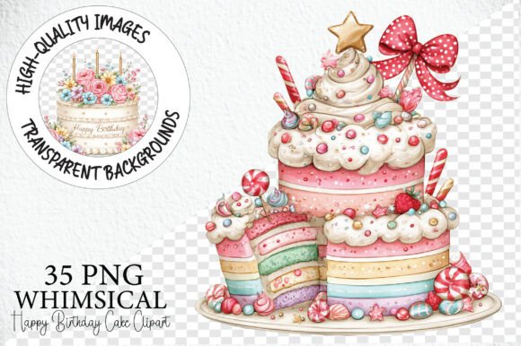 Happy Birthday Cake Clipart