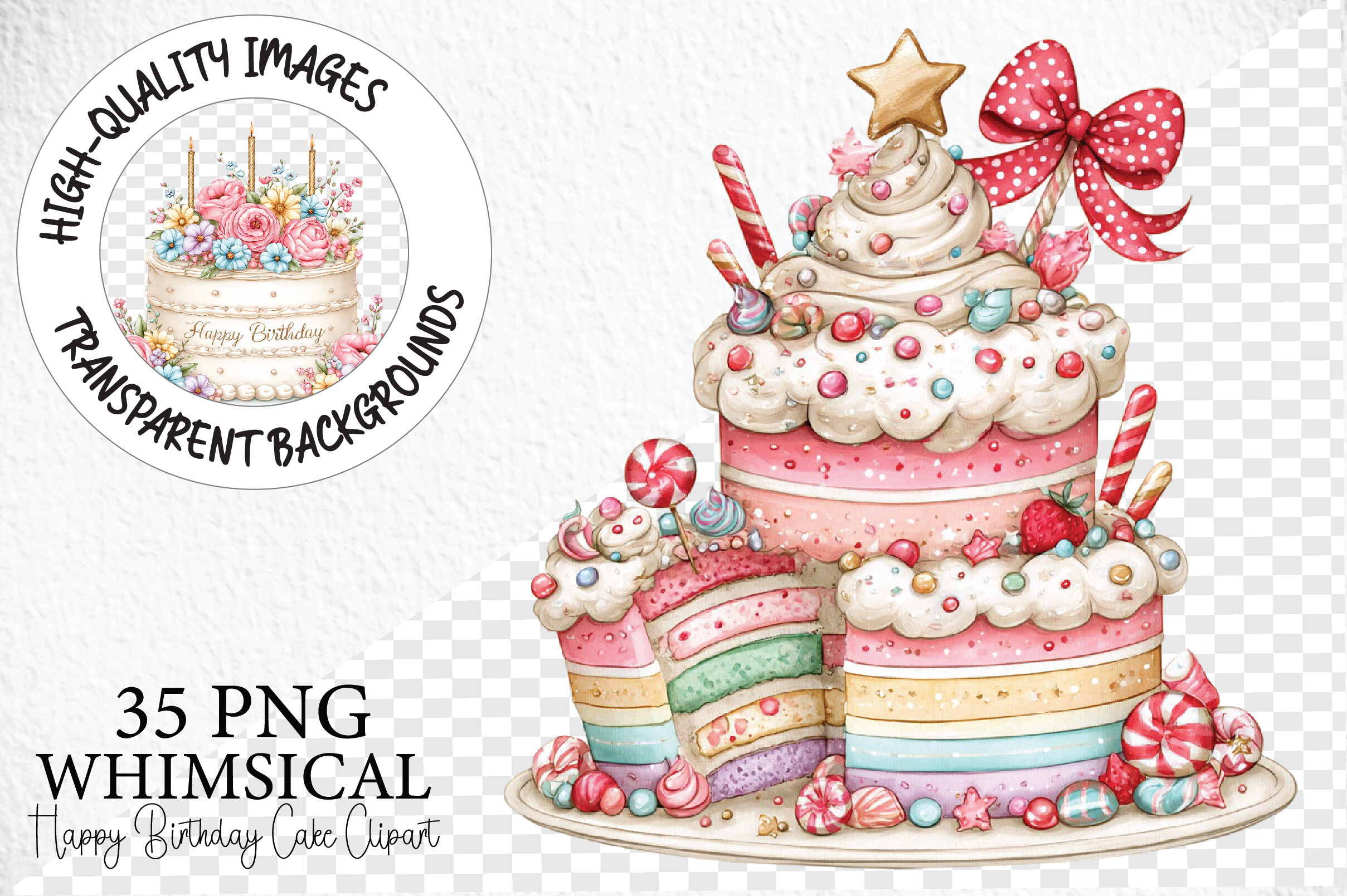Happy Birthday Cake Clipart