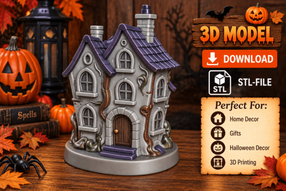 Halloween Pumpkin Lantern Set 3D Model - 3 Printable Jack-o'-Lantern Designs - Image 16