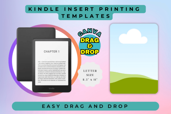 Kindle Insert Printing Canva Templates