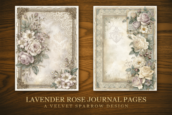 Lavender Rose Journal Pages
