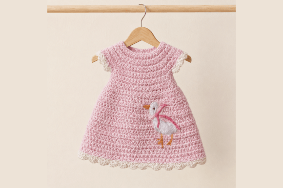 Little Goose Doll Dress Crochet Pattern