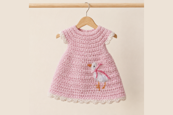 Little Goose Doll Dress Crochet Pattern