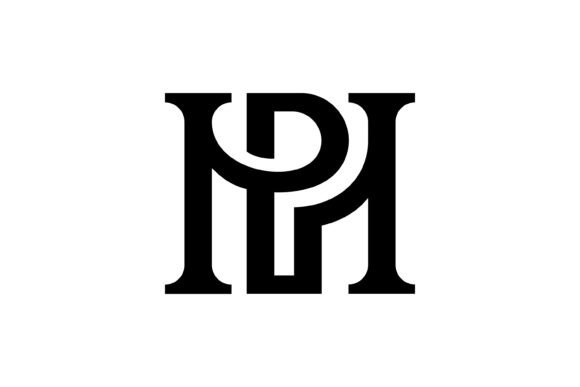 MP Letter Luxury Monogram Logo