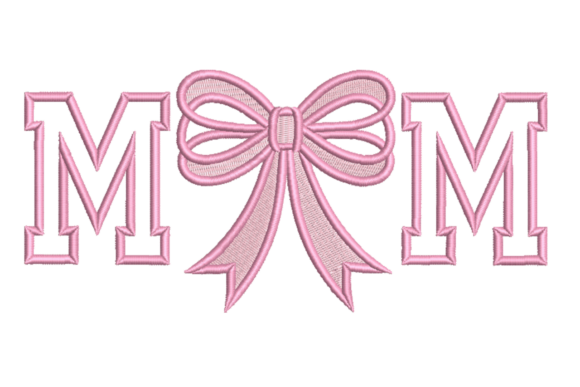 Mom Bow Monogram