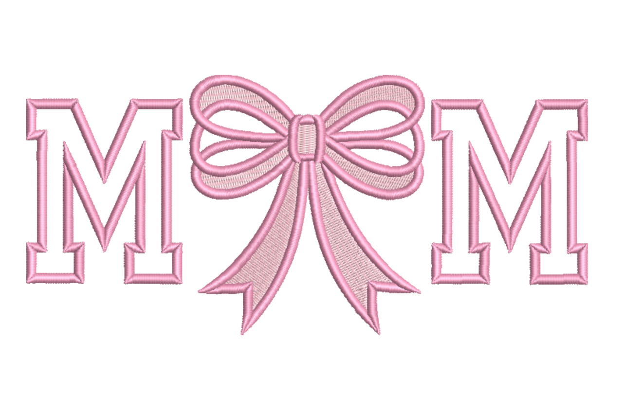 Mom Bow Monogram