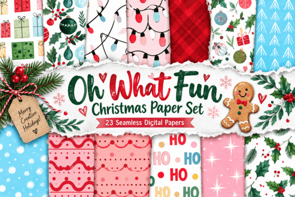 Oh What Fun Christmas Paper Set