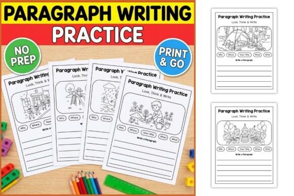Paragraph Writing Practice Worksheets