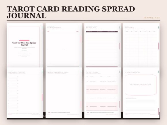 Tarot Card Reading Spread Journal