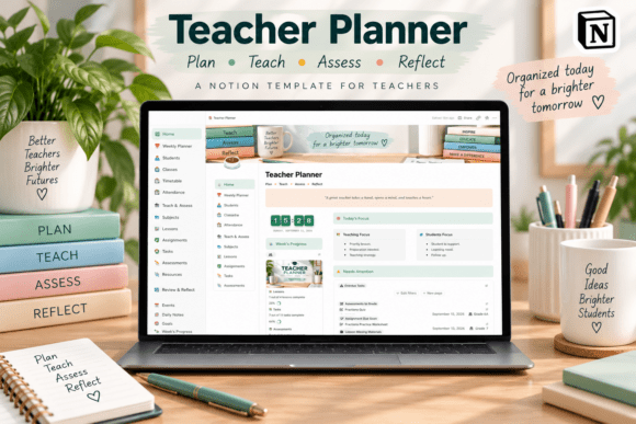 Teacher Planner Notion Template