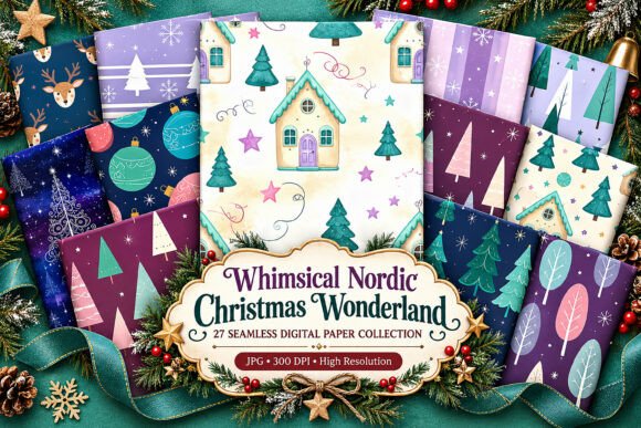 Whimsical Nordic Christmas Wonderland