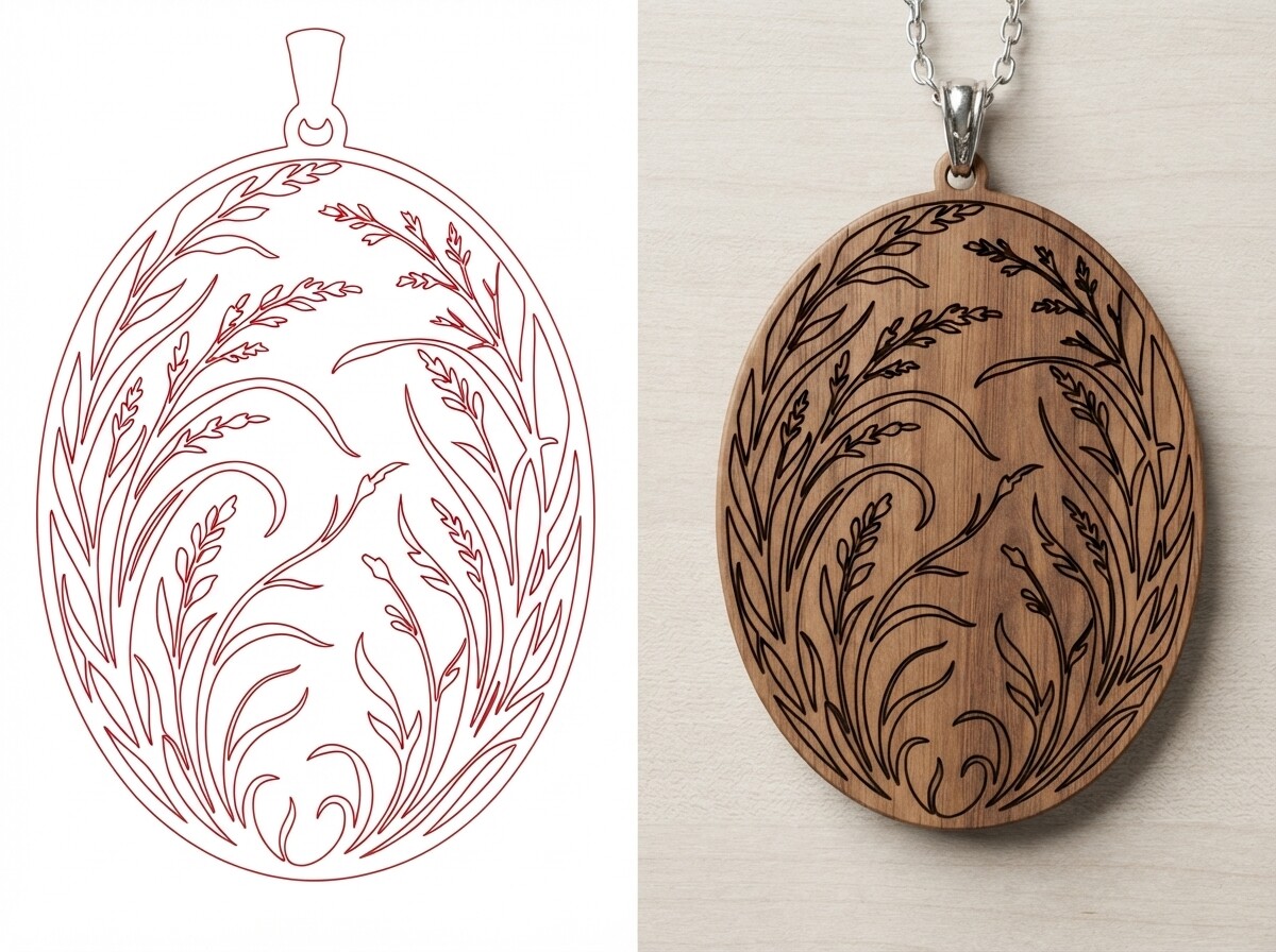 Wild Grass Pendant 2