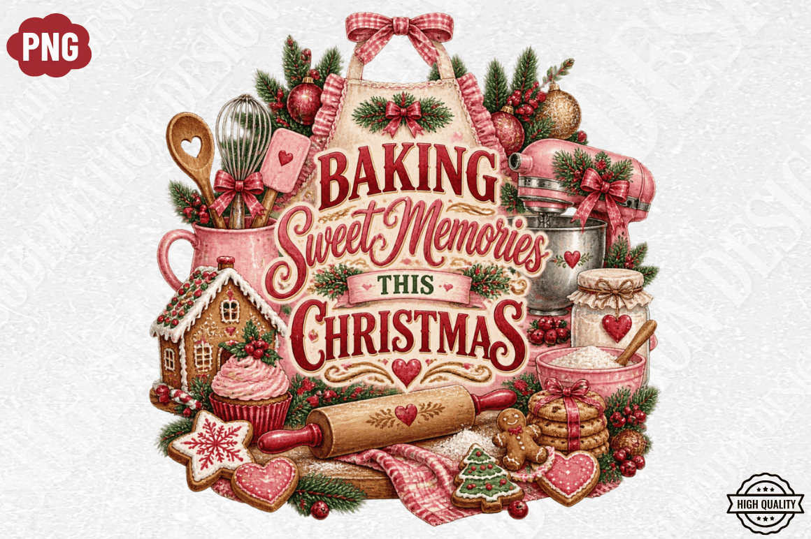 Aking Sweet Memories Christmas PNG Desig