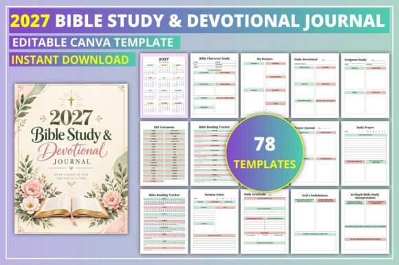 2027 Bible Study & Devotional Journal