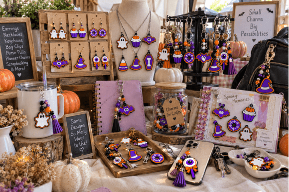 Boo-tiful Halloween Charms 3MF – 10 Multicolour 3D Print Charm Designs - Image 4