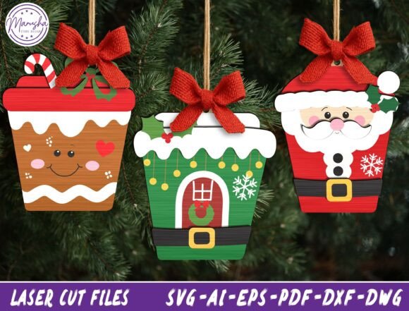 Christmas Ornament SVG Bundle