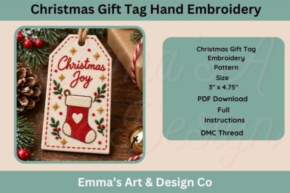 Christmas Stocking Hand Embroidery