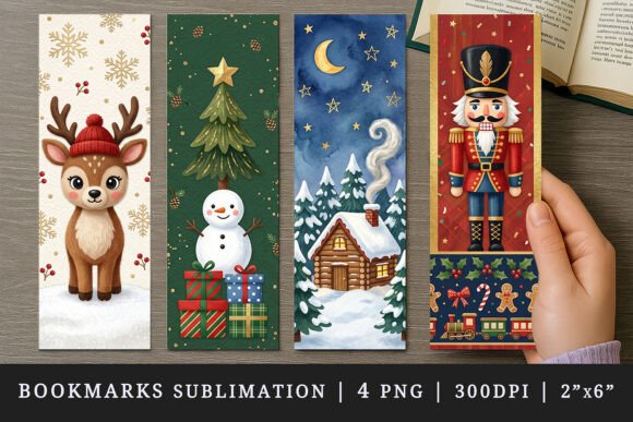 Christmas Bookmark Design Set