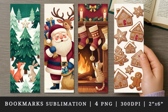 Christmas Bookmark Design Set