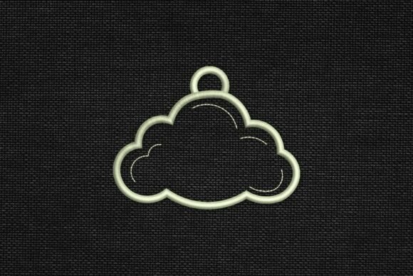 Cloud Shape Tag Applique Machine
