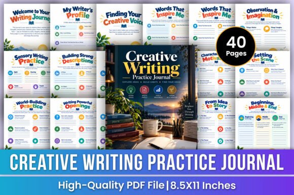 Creative Writing Practice Journal | Idea