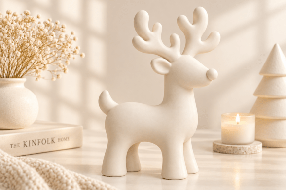 Christmas Santa Claus Figurine STL Set – 3 Holiday 3D Print Models - Image 12