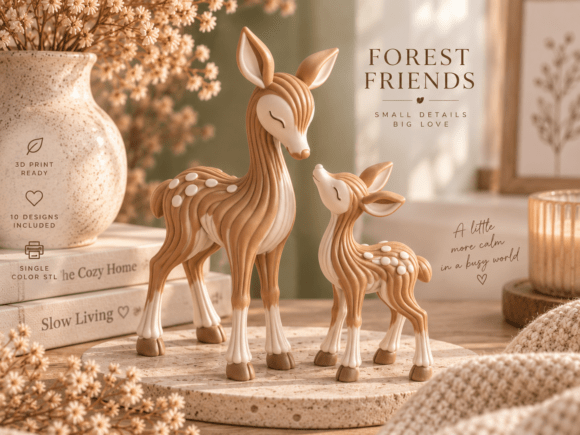 3D Ribbed Christmas Ornament STL File - Set of 2 Printable Holiday Decor - Image 12