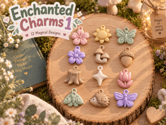 Christmas Keyring STL Bundle 12 Festive 3D Printable Keychain Designs - Image 9