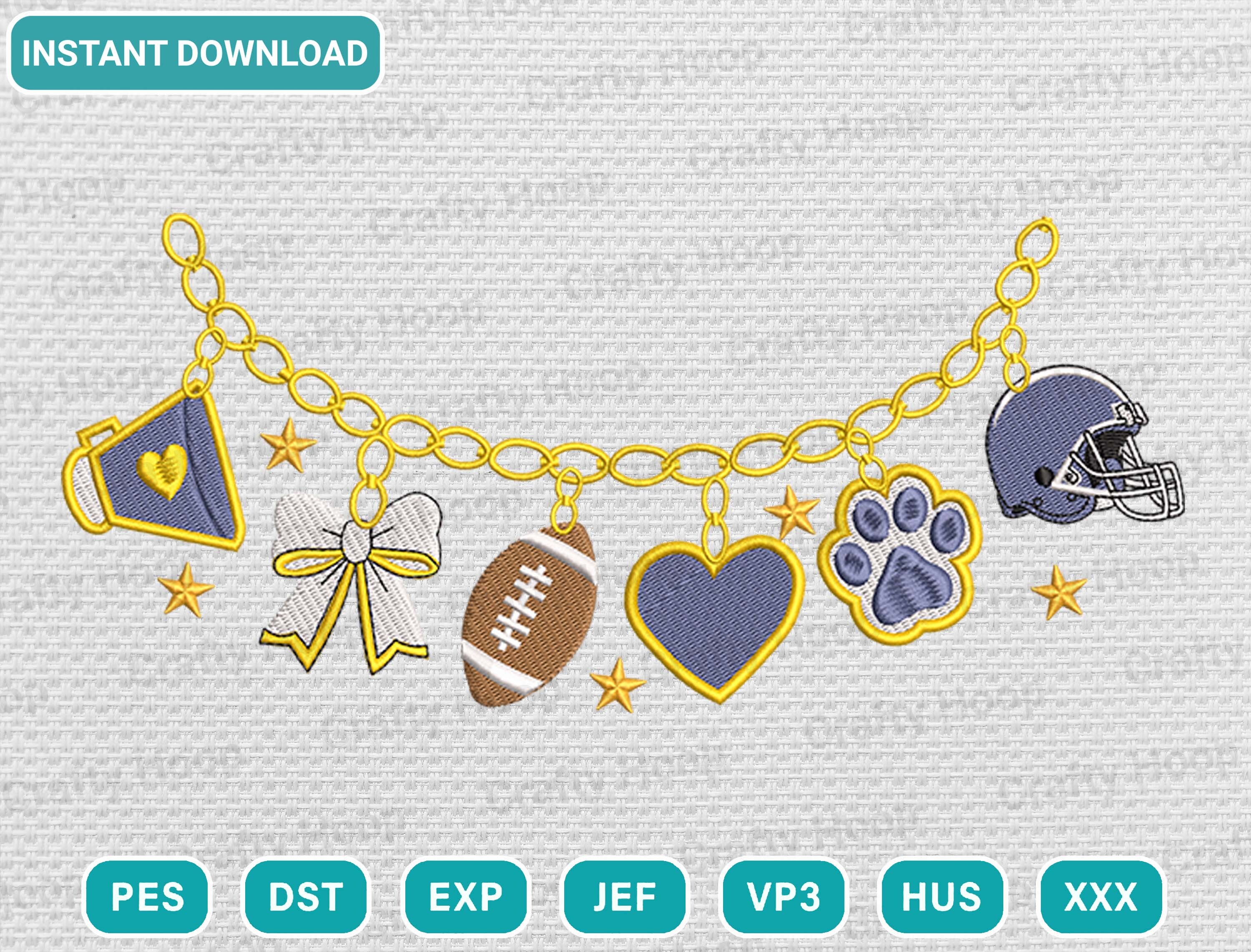 Football Embroidery Design