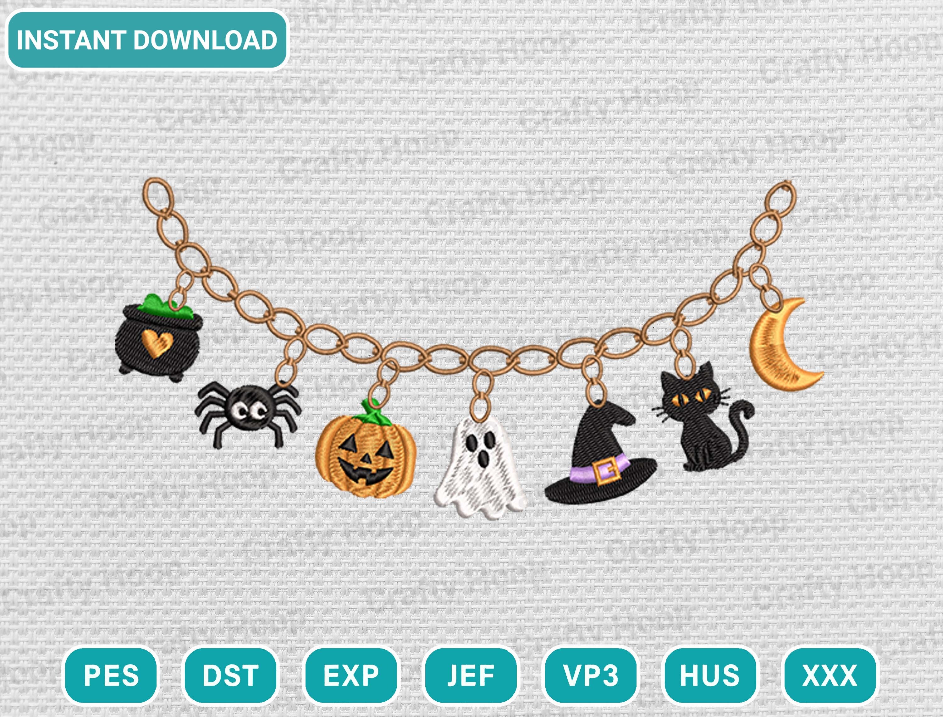 Halloween Embroidery Design