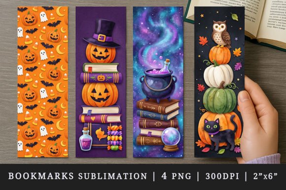 Halloween Bookmark Design Set