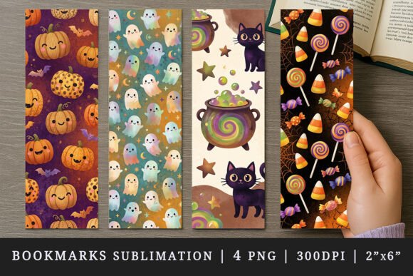Halloween Bookmark Design Set