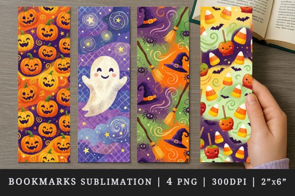 Halloween Bookmark Design Set