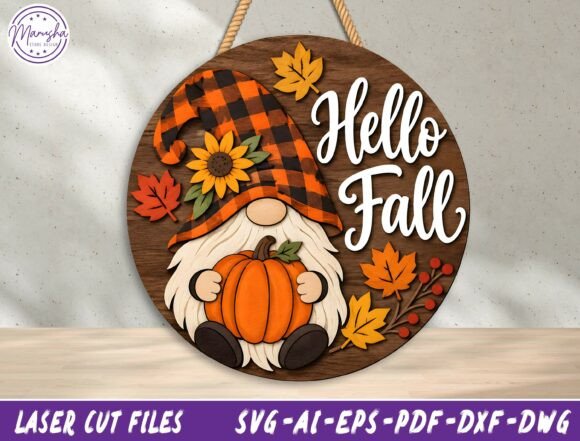 Hello Fall Door Hanger