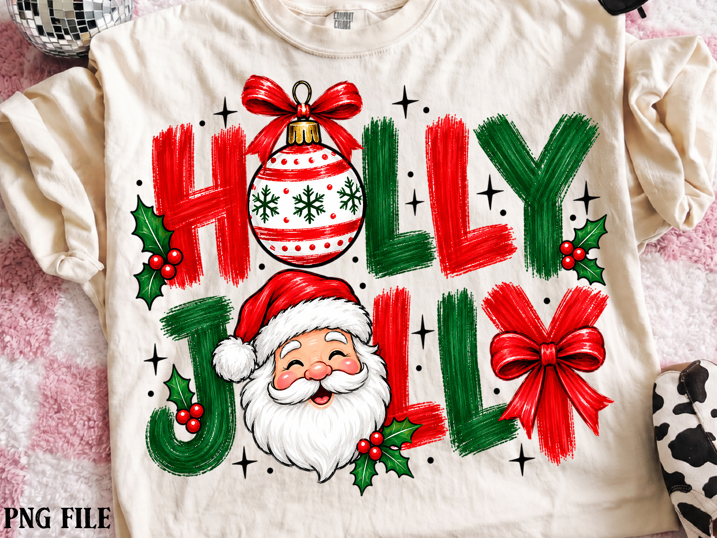 Holly Jolly PNG, Trending Christmas PNG