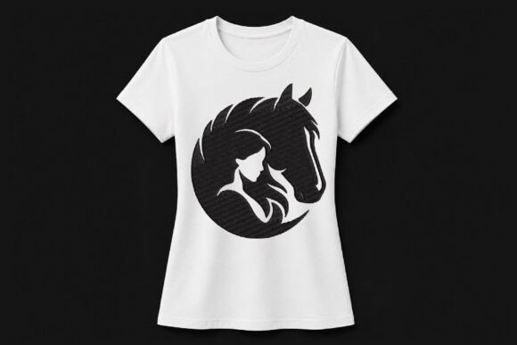 Horse Mane and Woman