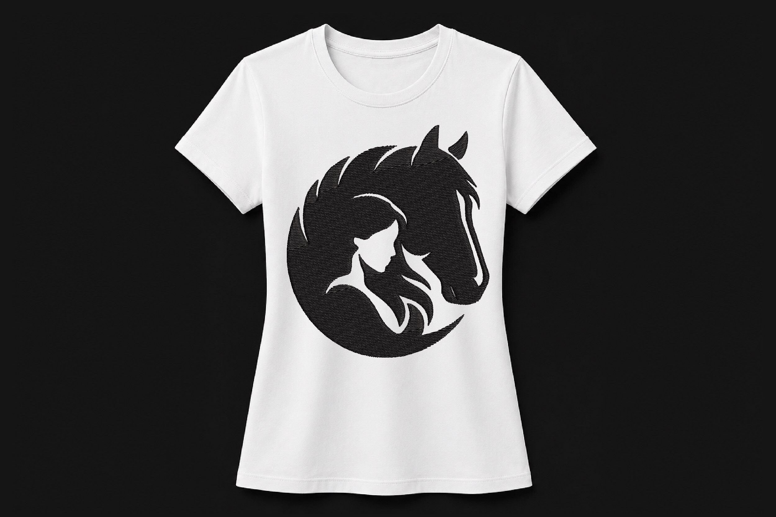 Horse Mane and Woman