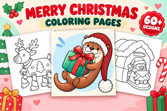 Merry Christmas Coloring Pages – Vol. 5