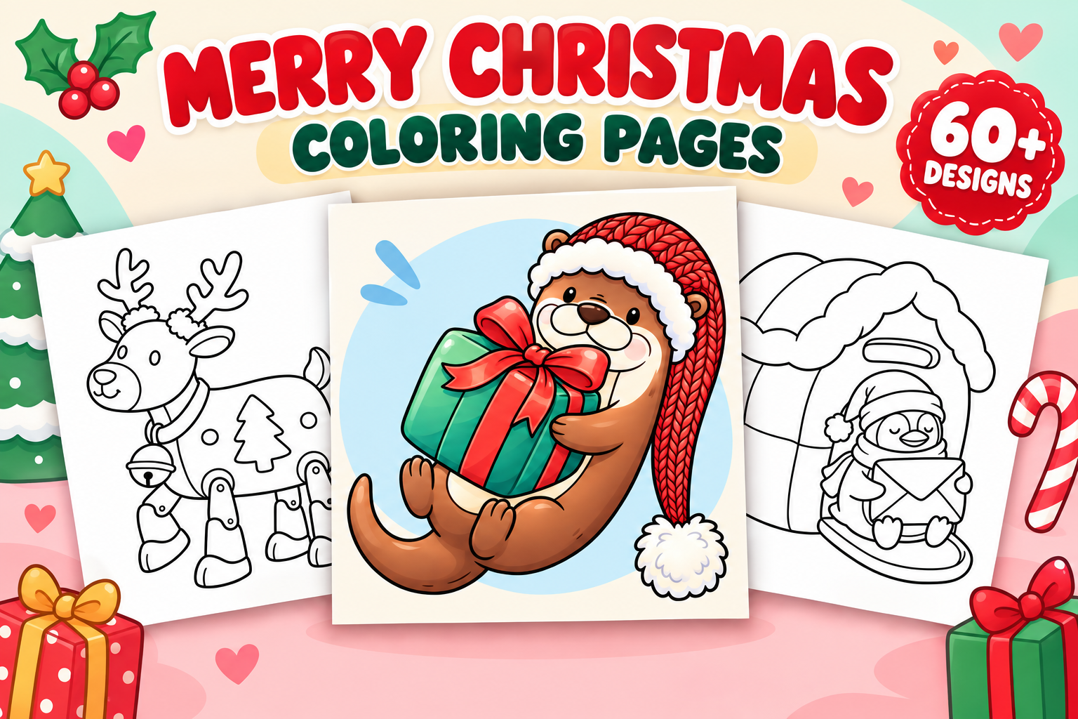 Merry Christmas Coloring Pages – Vol. 5