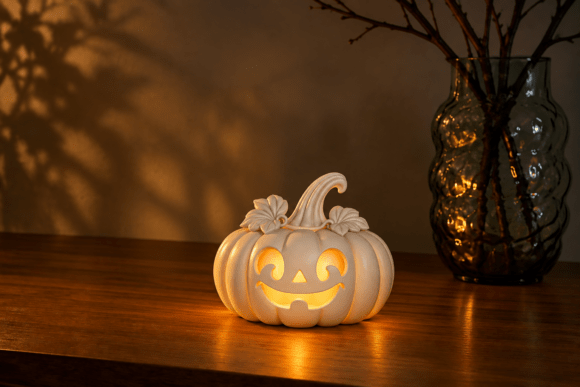 Pumpkin Lantern STL – Halloween Jack O Lantern 3D Print File - Image 2