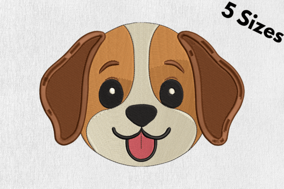 Puppy Face, Pet Lover Embroidery