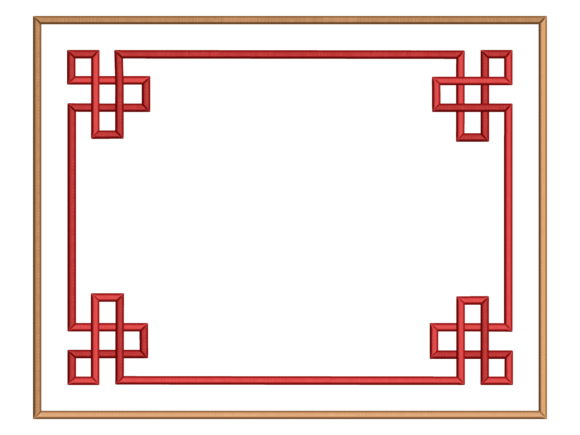 Red Square Corner Placemat