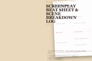 Screenplay Beat Sheet & Scene Breakdown Graphic by Healers Hub co ...