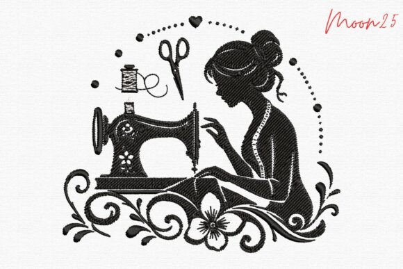 Sewing Lady